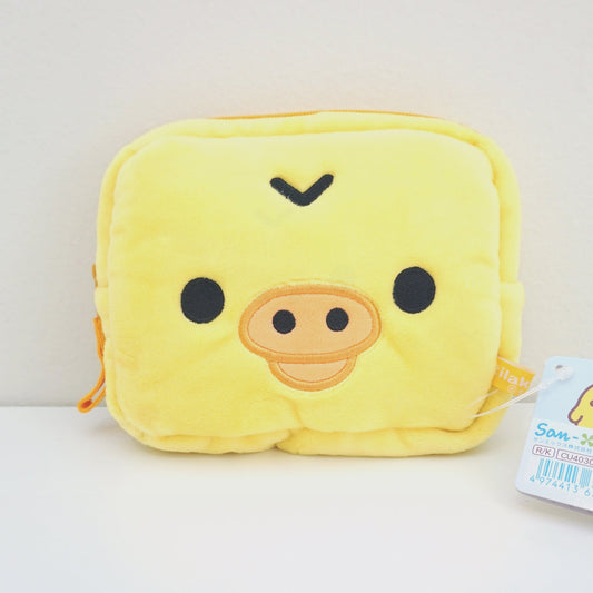 2016 Kiiroitori Face Pouch - Rilakkuma