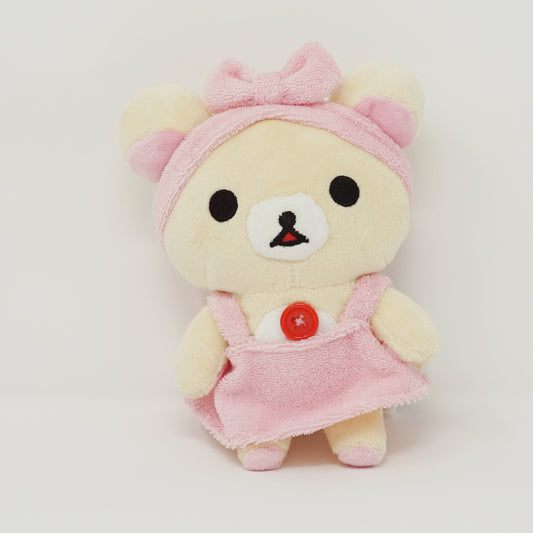 2016 Korilakkuma in Pink Outfit Plush - Rilakkuma Relax at Home Theme